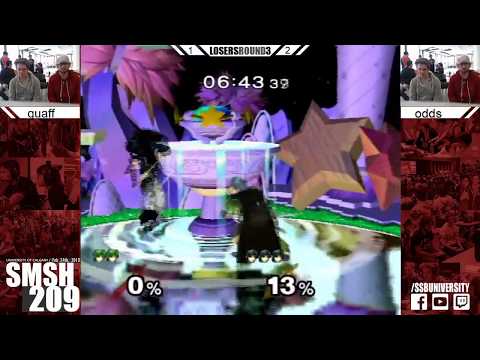 SMSH 209 - Quaff vs. Odds - Melee Singles WS