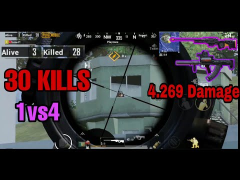 NEW RECORD! | 30 KILLS | 1VS4 EPIC AND FUNNY GAMEPLAY | PUBG MOBILE