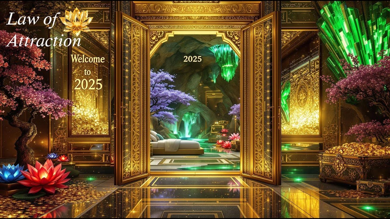 888Hz: Welcome to 2025 – Attract Positivity, Luck, and Abundance ✨💰