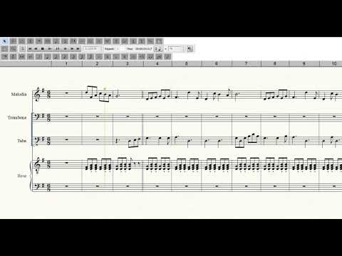 Tocata Hino 137 - Grade de Partitura.