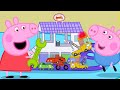 Peppa Pig Visits The Broken Toy Car Shop Tales Full Episodes Cartoon For Kids 15 Minutes