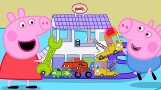 Peppa Pig Visits the Broken Toy Car Shop 🚗🔧 | Tales Full Episodes | Cartoon for Kids | 15 Minutes
