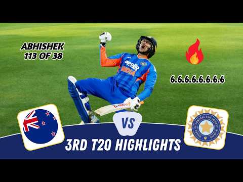 India vs New Zealand 3rd T20 2026 Full Match Highlights | Ind vs NZ