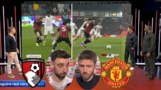 Download lagu Bournemouth vs Manchester United 2-2 Bruno And Carrick Reacts Angry To VAR🤬 Andy Cole Analysis mp3