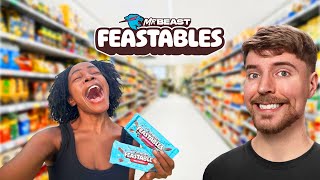 I flew From Africa To America to try @MrBeast Feastables! 😀🙌🏼