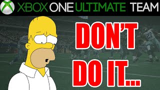 Madden 15 - Madden 15 Ultimate Team - DON’T DO IT | MUT 15 Xbox One Gameplay