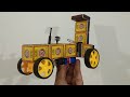 How To Make Tractor And Trolley From Matchbox At Home