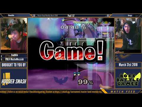 MHM 3-18 [Melee] - Chinchilla (Captain Falcon) vs Orange (Marth) - Pool 1 LF