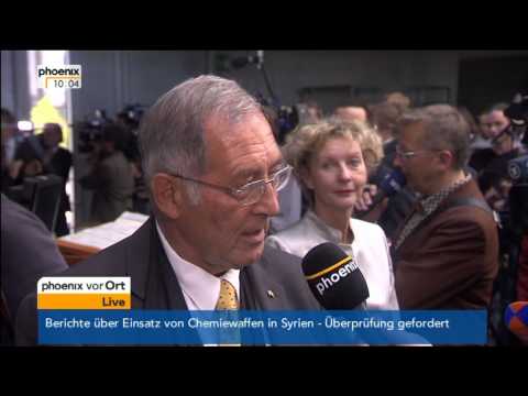 Interview zur Drohnen-Affäre mit Ernst-Reinhard Beck am 05.06.2013