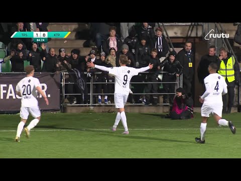 Kooste: TPS–KTP 3–0 | Veikkausliiga-karsinnan 1. osaottelu | 23.10.2025