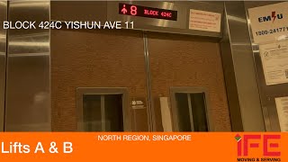 HDB Block 424C Yishun || IFE Elevator