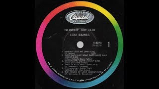 Lou Rawls - Nobody but me