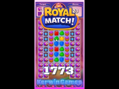 Royal Match Level 1773 - No Boosters Gameplay