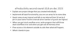 Download the video "eProductivity_java_full_stack_interview_secondround_dec2023"