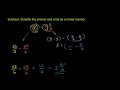 Subtracting Mixed Numbers 2 Video Tutorial