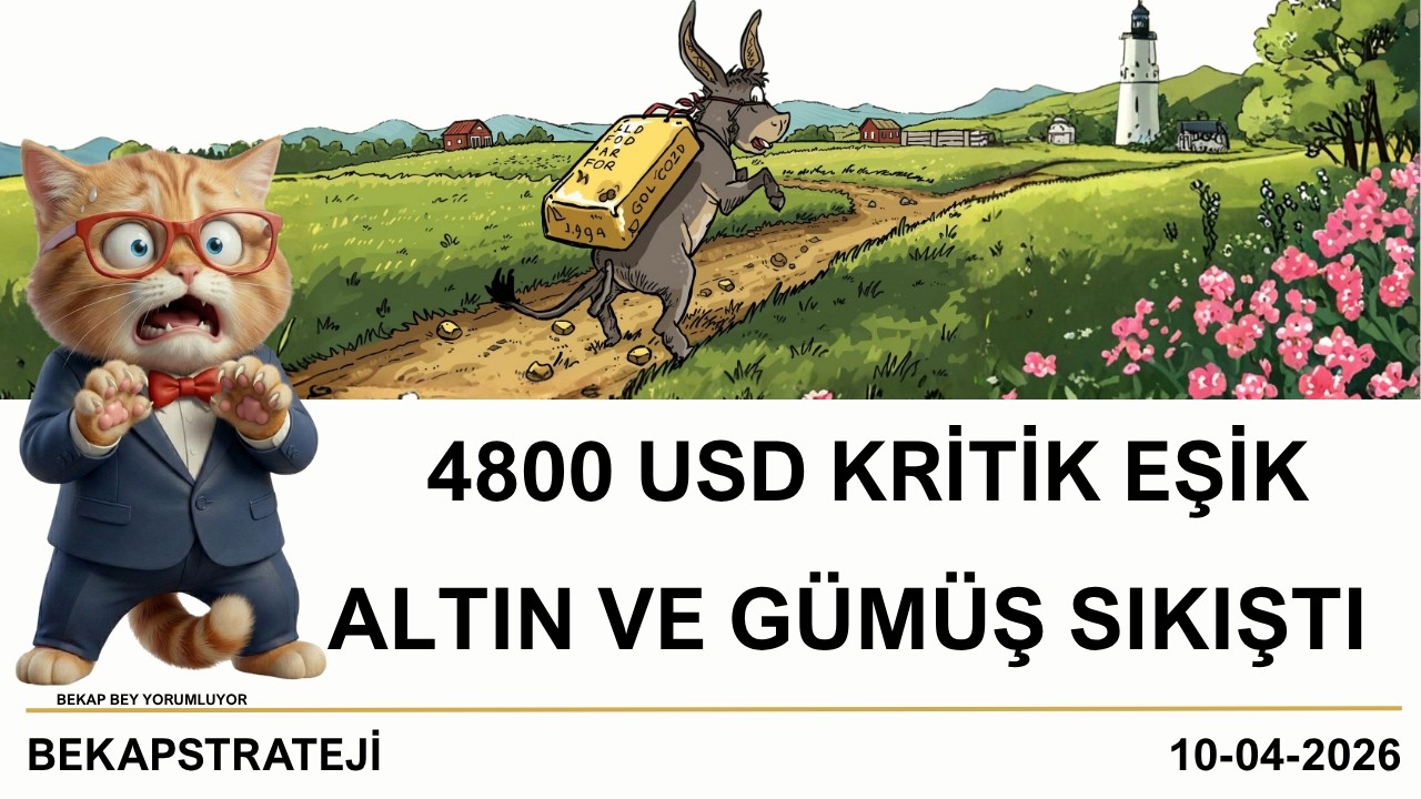4800 USD Kritik Eşik  Altın Sıkıştı