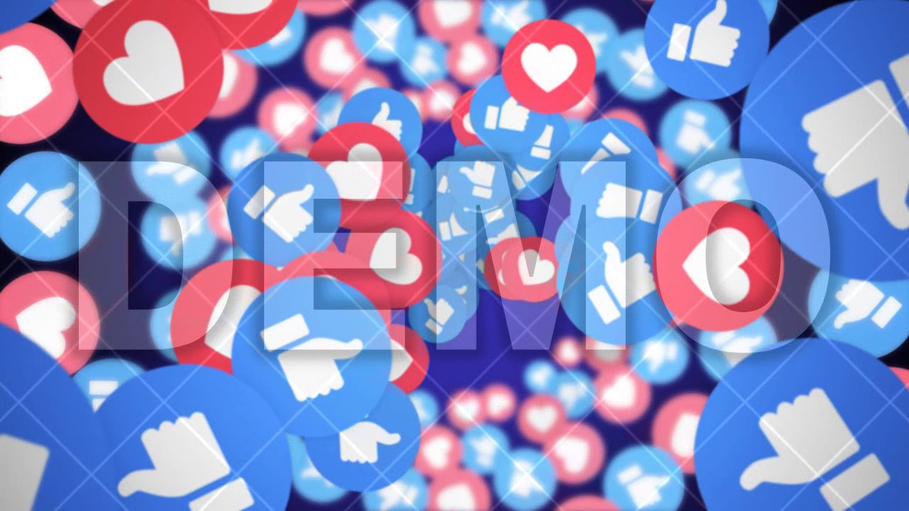 |LINKS IN THE DESCRIPTION| 4 Falling Like and Hearts EMOJI Animation, with Alpha Channel, Loop, 4k