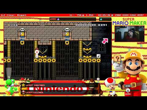 Super Mario Maker - Xezemaster - Dry Bones Dash - Completion (Viewer Level)