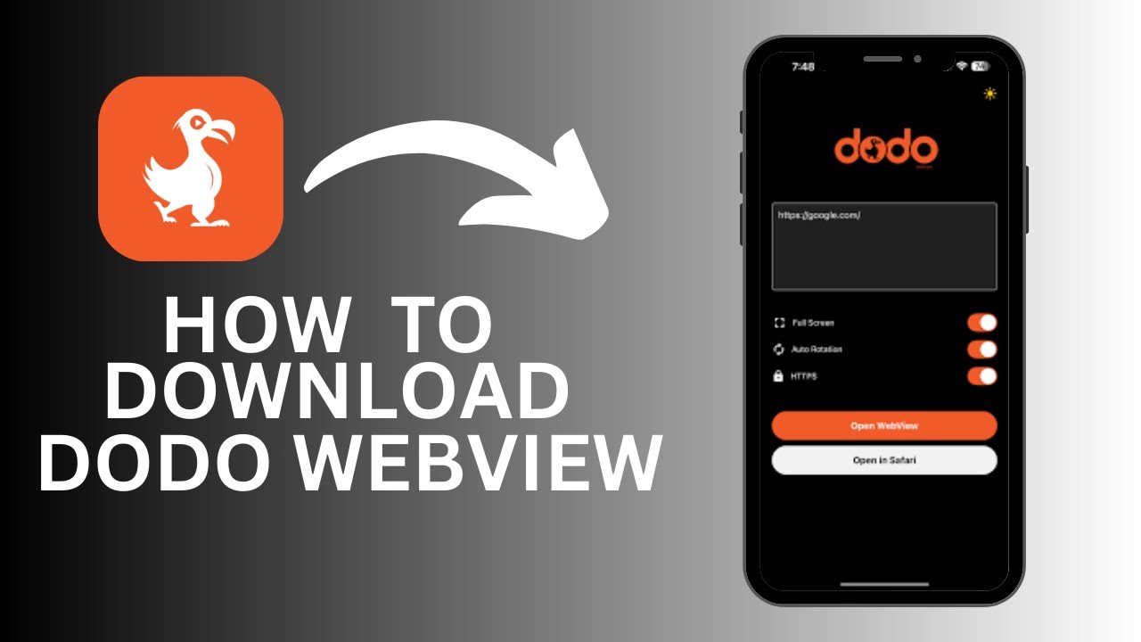 How to Install Dodo Webview for iOS/Android | Full Tutorial