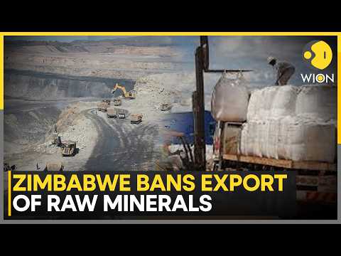 Zimbabwe Bans Export Of All Raw Minerals, Critical Minerals Export Frozen | WION News