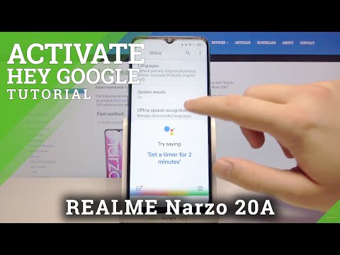How to Switch Off “Hey Google” Option on REALME Narzo 20A – Google Assistant