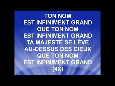 TON NOM EST INFINIMENT GRAND - EDEN & HOSANNA A'LIVE MUSIC