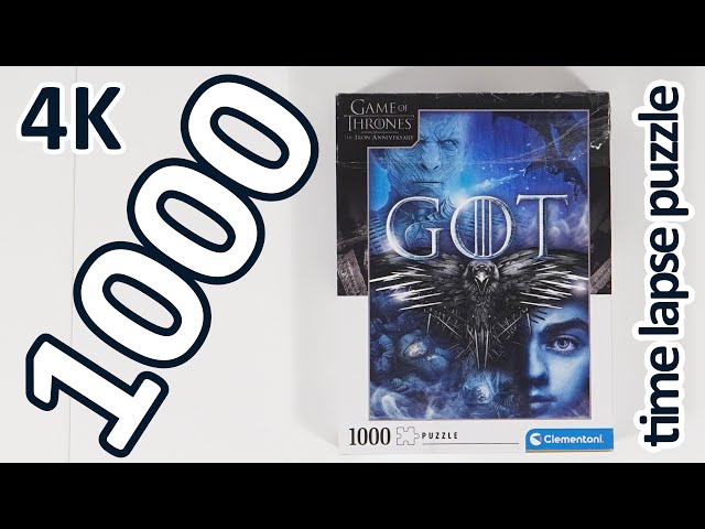 Vídeo relacionado con Clementoni 1000pcs 1000 Piezas Juego de Tronos, Adulto Game of Thrones, Puzzle Personajes Series(39652), Multicolor, M