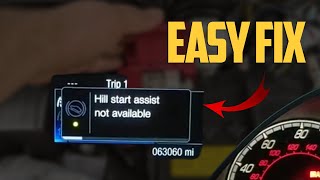 Getting "Hill Start Assist Not Available" Message? - Here's What to Do