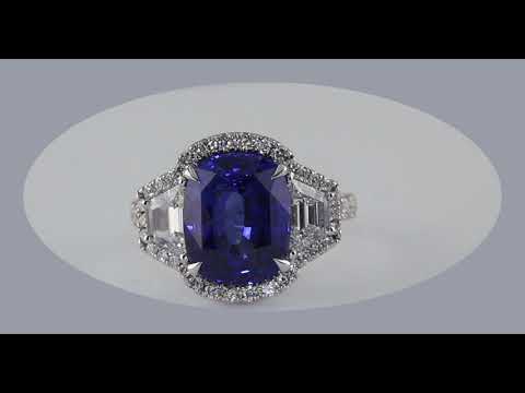7CT SAPPHIRE RING
