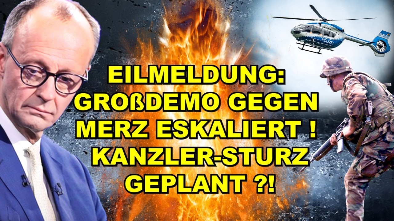 EIL: Merz-Demo ESKALIERT! KANZLER-STURZ?!