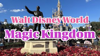 【アメリカ旅/US④】WDW Magic Kingdom Christmas|フロリダディズニー2日目はマジック・キングダムです！♡