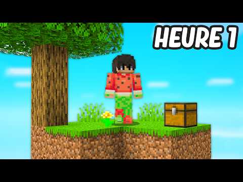 J'ai survécu en SKYBLOCK sur Minecraft Hardcore..