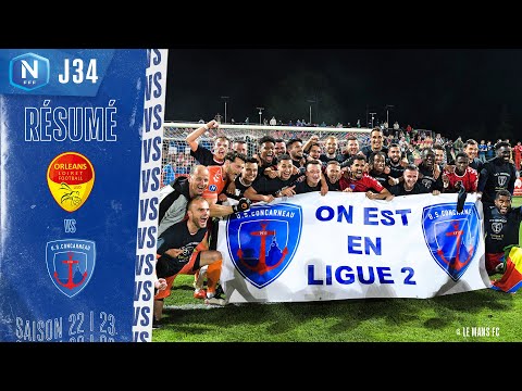 J34 I US Orléans - US Concarneau (1-2), le résumé I National FFF 2022-2023