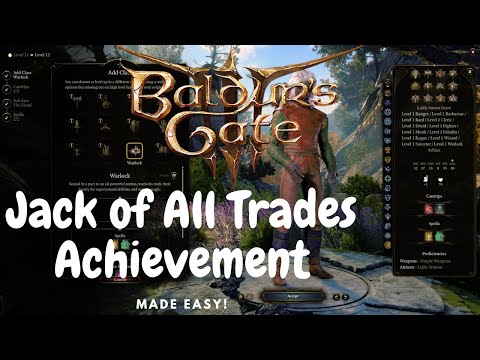 BG3: Abserd Method For Jack Of All Trades Achievement!