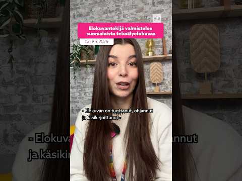 Haluaisitko sä nähdä tekoälyllä tehdyn elokuvan?🤖🎬 #ylemix #yle #uutiset #yleuutiset #ai #tekoäly