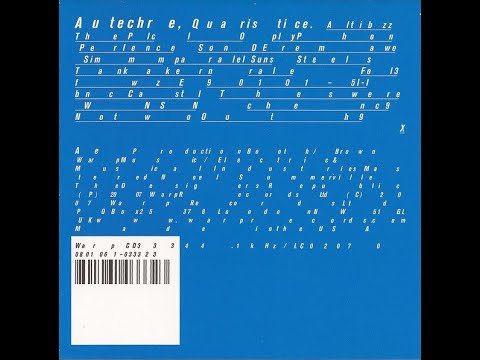 Autechre - Quaristice (Full Album + Bonus Track)