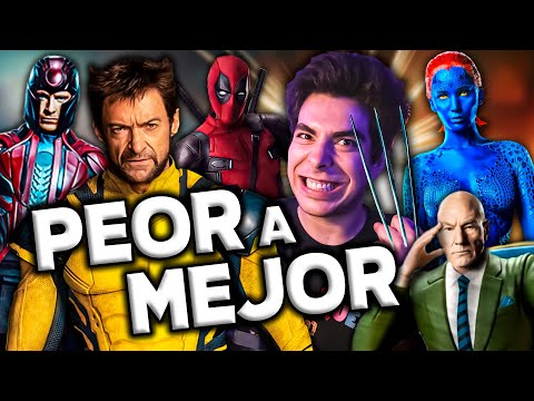 Las 14 PELICULAS de X-MEN de PEOR a MEJOR