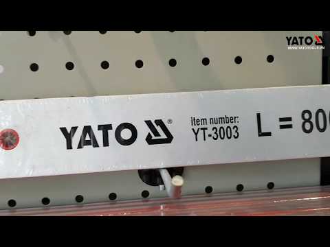 Уровень алюминиевый 800 мм, 3 глазка YATO (YT-3003) Уровень алюминиевый 800 мм, 3 глазка YATO (YT-3003)