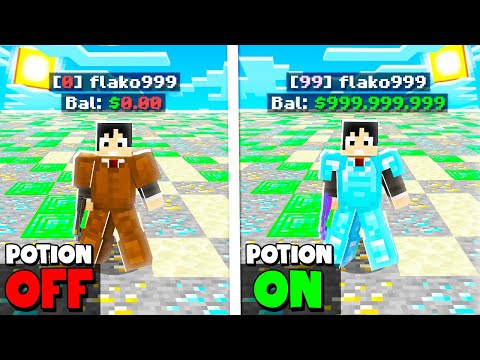 *NEW* OVERPOWERED POTION makes me RICH on my Minecraft: PRISONS SERVER! (Minecraft OP Prison)