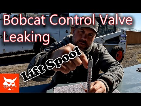 Bobcat Control Valve Leaking From Lift Spool, Why it leaks and how to fix it.