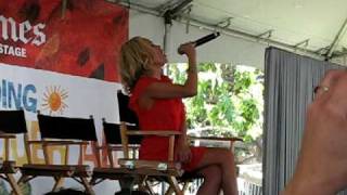 Kristin Chenoweth sings Somewhere Over the Rainbow at the Los Angeles Times Festival of Books 2009