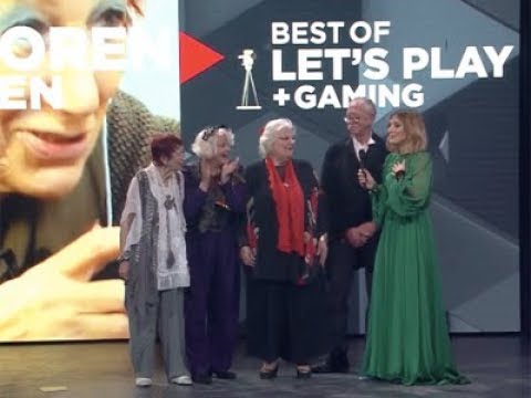 Senioren Zocken beim YouTube GOLDENE KAMERA Digital Award