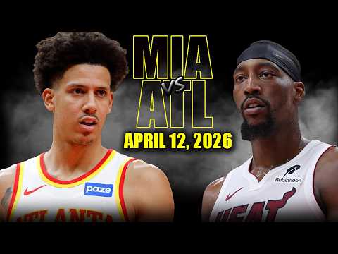 Miami Heat vs Atlanta Hawks Full Game Highlights – April 12, 2026 | NBA Season