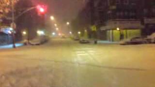 preview picture of video 'Ultima gran nevada de Nueva York, invierno 2009/2010'
