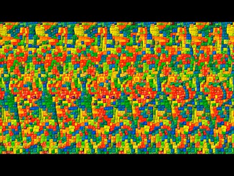 Many Ways to Be Happy! - 3D Stereogram Illusion Video