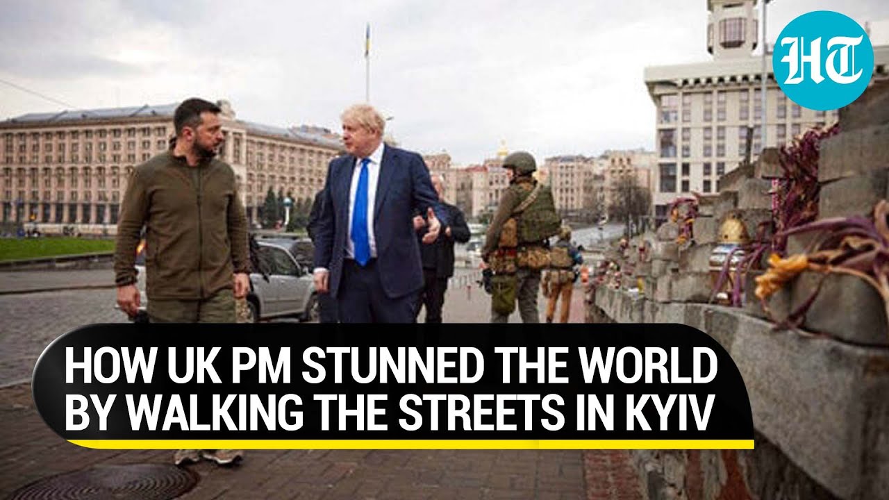 Boris Johnson walks on the streets of war-hit Kyiv along with Zelensky; Pledges more aid to Ukraine
