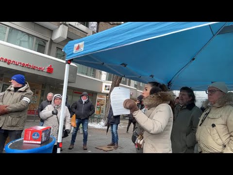 Sparkasse Gelsenkirchen AfD Kundgebung Enxhi Seli-Zacharias 10.1.26