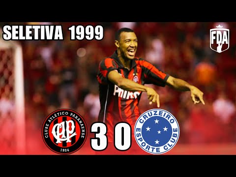 Atlético-PR 3x0 Cruzeiro – Seletiva Libertadores 1999 | Hat-trick de Lucas