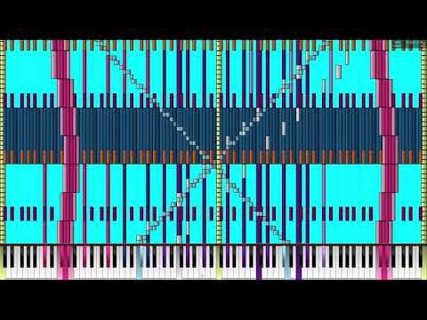 [BLACK MIDI] A Toast for Glaze - SlyphStorm 3.5 million notes (MLP Note Colored)
