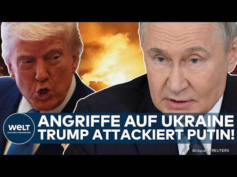 UKRAINE-KRIEG: Trump tobt! Heftige Attacke auf Putin! USA drohen Russland nach Angriffen